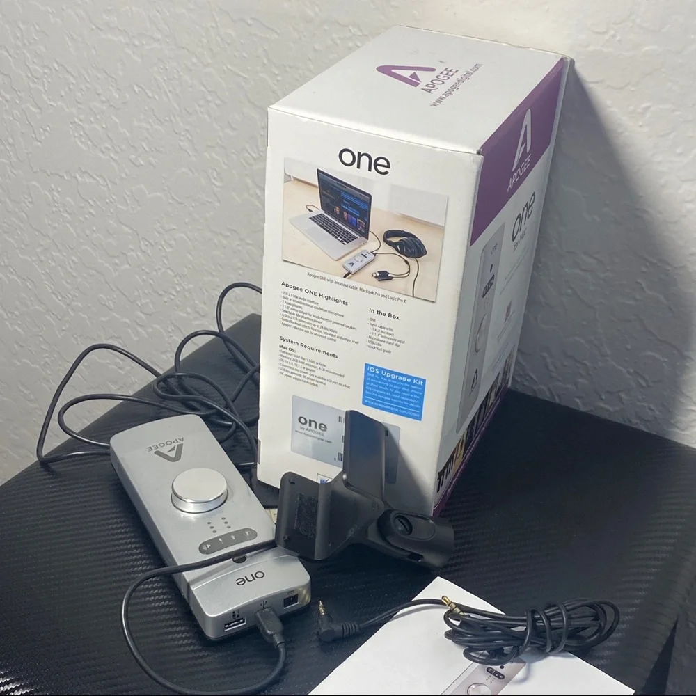 Apogee ONE-MAC Audio Interface/ Microphone - Silver Color With Original Box